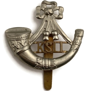 WW2 Kings Shropshire Light Infantry KSLI Regiment Cap Badge Front