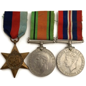 WW2 1939-45 Star, War & Defence Medal TRIO - FULL SIZE