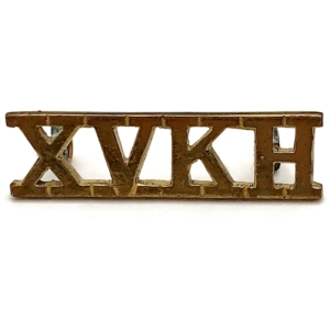 15th The Kings Hussars Regiment King's Shoulder Title - XVKH