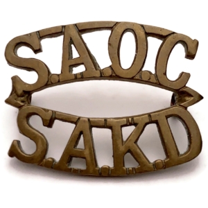South African Army Ordnance Corps SAOC Africa Shoulder Title