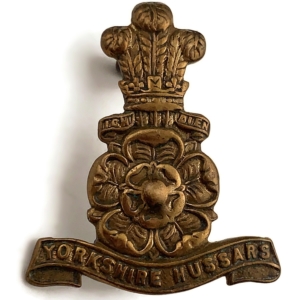 Yorkshire Hussars Regiment Collar Badge