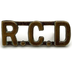 WW2 Royal Canadian Dragoons Regiment RCD of Canada Shoulder Title