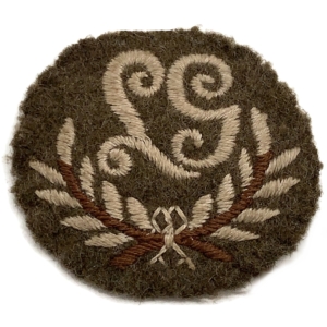 Lewis Machine Gun Gunner Arm / Sleeve CLOTH Proficiency Trade Badge