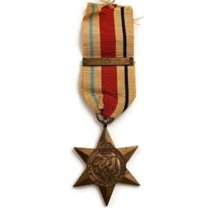 WW2 8TH ARMY Clasp Bar & Africa Star Campaign Medal