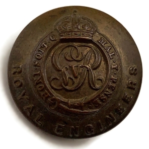 WW1 Royal Engineers Corps (George V) Tunic Button - 25mm