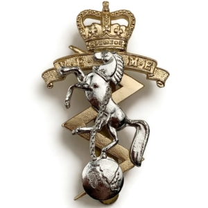 Royal Electrical & Mechanical Engineers REME Staybrite Anodised Cap Badge - Staybright