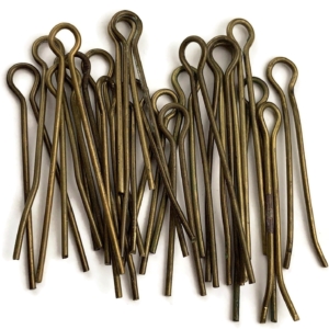 20x Original MEDIUM Cotter Split Pins Group For Cap Badges or Shoulder Titles