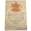 WW2 ADMIRALTY (Royal Navy) Medal Box Transmittal Slip Paperwork - 3x Medals Credited