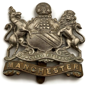 WW1 Manchester Regiment Cap Badge - FIRST PATTERN