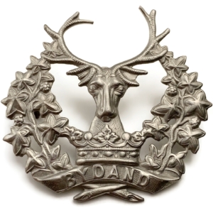 WW2 Gordon Highlanders Regiment Scottish Cap Badge