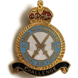 10 Group Headquarters Royal Air Force RAF Lapel Badge