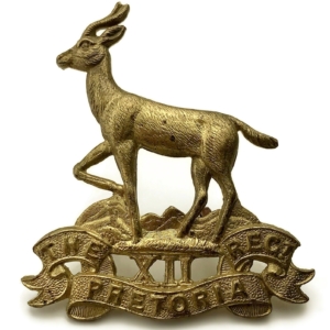 South African Army 12th Pretoria Regiment Africa Cap Badge