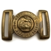 VICTORIAN Royal Marines Corps Interlocking Marine Brass Belt Buckle 1868-1901