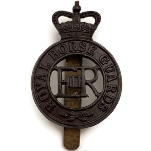 Royal Horse Guards Regiment RHG Cap Badge DOWLER BIRMINGHAM - Queens Crown