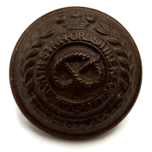 North Staffordshire Regiment Stafford Tunic Button - 26mm