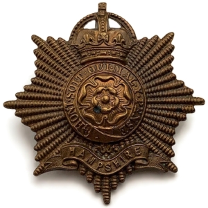 Hampshire Regiment Cap Badge - SECOND PATTERN