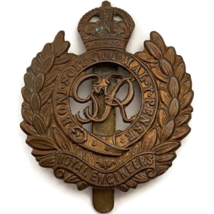 WW2 Royal Engineers Corps (George VI) Cap Badge