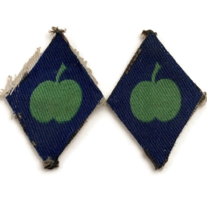 WW2 British Army Northern Command PRINTED Cloth Formation Sign Patch Badge PAIR