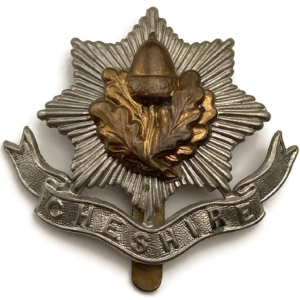 WW1 Cheshire Regiment Cap Badge - FIRST PATTERN