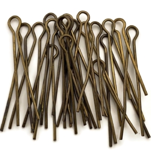 20x Original MEDIUM Cotter Split Pins Group For Cap Badges or Shoulder Titles