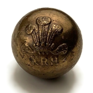 10th Royal Hussars Regiment DOMED Ball Tunic Button - 18mm