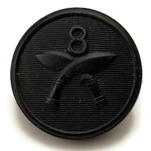 WW2 8th Gurkha Rifles Regiment PLASTIC Bakelite Tunic Button - 26mm
