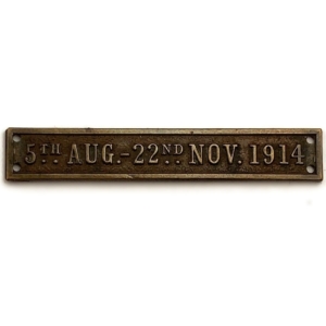 WW1 1914 Mons Star 5TH AUG - 22ND NOV 1914 Clasp Medal Bar