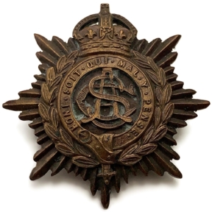 WW1 Army Service Corps ASC Officers BRONZE Cap Badge