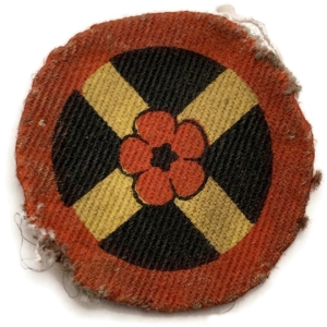 WW2 British Western Command PRINTED Cloth Formation Sign Patch Badge