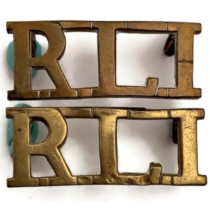 South African Rand Light Infantry RLI Regiment Africa Shoulder Title PAIR