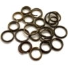20x British Army Tunic Buttons Split Ring Cotter Pin Hoop Fixings - MIXED SIZES
