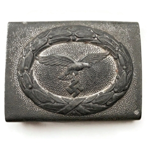 WW2 German Luftwaffe Air Force Uniform Belt Buckle NAZI Germany - MISSING THE DUAL PRONGS