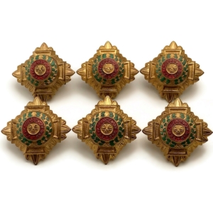 British Army Officers Insignia Pips - Rank of Captain Set PAIR - 28mm Diagonally