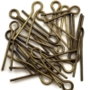 20x Original SMALL Cotter Split Pins Group For Collar Badges or Rank Pips