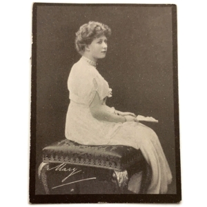 WW1 Princess Mary 1914 Christmas Tin Contents - Mary Photo