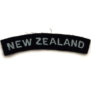 WW2 Royal Air Force RAF NEW ZEALAND Cloth Shoulder Title Nationality Badge Flash