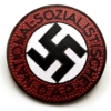 WW2 German Third Reich NSDAP Nazi Party Enamel Lapel Badge by Ferdinand Wagner, Pforzheim
