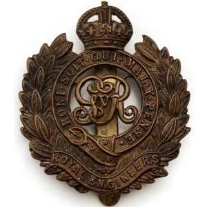 WW1 Royal Engineers Corps (George V) Cap Badge