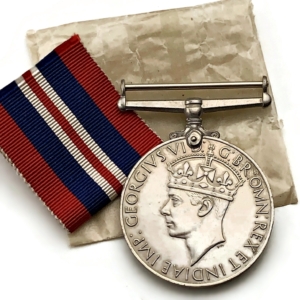 WW2 1939-1945 War Medal & Original Wax Packet - FULL SIZE