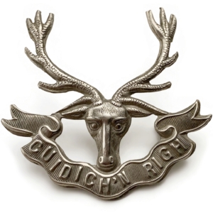 WW1 Seaforth Highlanders Regiment Cap Badge 2X LUGS VERSION