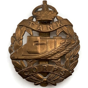 WW1 Royal Tank Corps Cap Badge