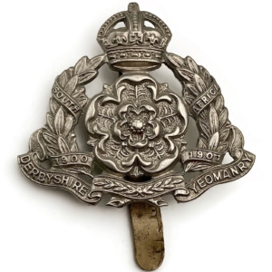 WW1 Derbyshire Yeomanry Regiment Cap Badge