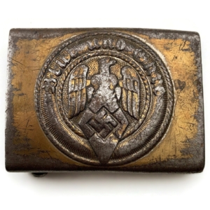 1930s / WW2 German NSDAP Hitler Youth Hitlerjuhend NAZI Uniform Insignia Belt Buckle - RZM