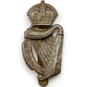 WW1 18th Battalion, County of London Irish Rifles Regiment Cap Badge