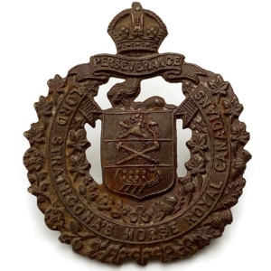 Lord Strathconas Horse Royal Canadian Regiment Strathcona's Canada Cap Badge