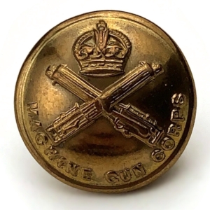 WW1 Machine Gun Corps MGC Tunic Button - Small 19mm