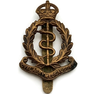 WW1 Royal Army Medical Corps RAMC Cap Badge