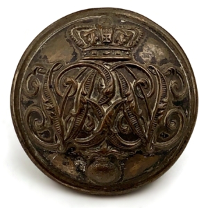 VICTORIAN Grenadier Guards Regiment Tunic Button QVC - 25mm
